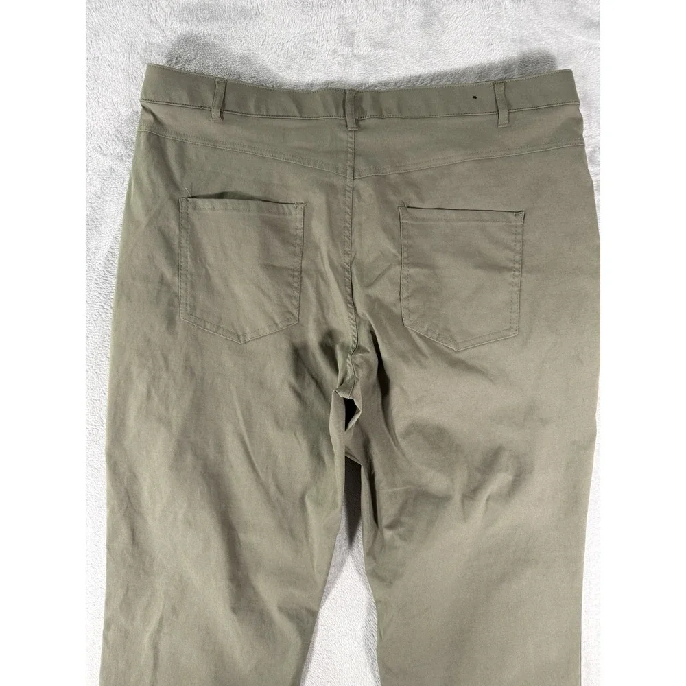 Hi Tec Pants‎ Mens 38x32 Green Nylon Blend Performance Hiking Outdoor